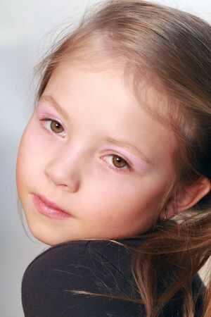 little pretty girlの写真素材