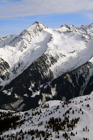 Alpine panoramaの写真素材