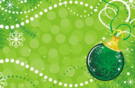 Christmas decorationのイラスト素材