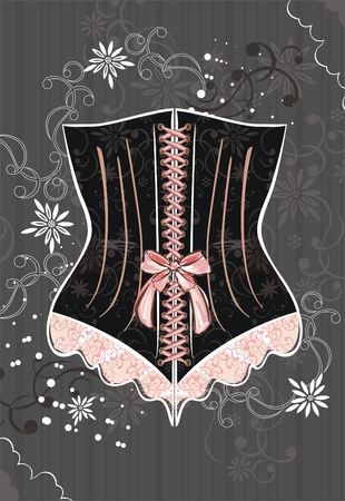 corsetのイラスト素材
