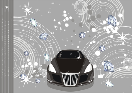 black carのイラスト素材