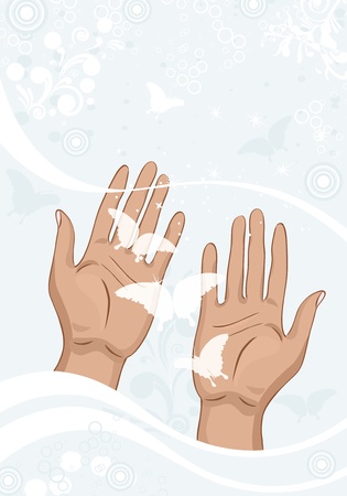 female hands のイラスト素材