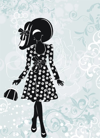 fashion girl のイラスト素材