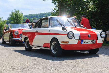 BAD KOENIG - JULY 09:  Classic car festival, Bad Koenig, Germany  July 09, 2017のeditorial素材