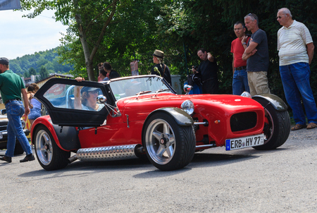 BAD KOENIG - JULY 09:  Classic car festival, Bad Koenig, Germany  July 09, 2017のeditorial素材