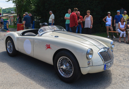 BAD KOENIG - JULY 09:  Classic car festival, Bad Koenig, Germany  July 09, 2017のeditorial素材