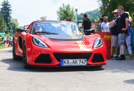 BAD KOENIG - JULY 09:  Classic car festival, Bad Koenig, Germany  July 09, 2017のeditorial素材
