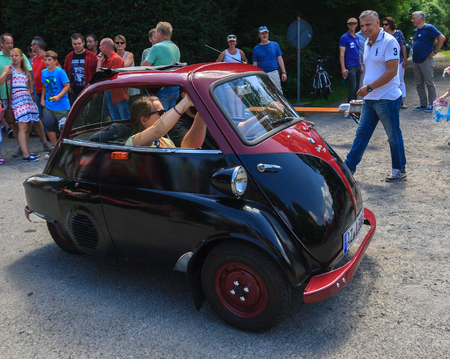 BAD KOENIG - JULY 09:  Classic car festival, Bad Koenig, Germany  July 09, 2017のeditorial素材