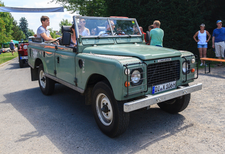 BAD KOENIG - JULY 09:  Classic car festival, Bad Koenig, Germany  July 09, 2017のeditorial素材