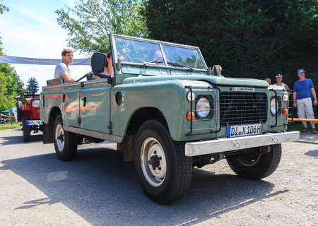 BAD KOENIG - JULY 09:  Classic car festival, Bad Koenig, Germany  July 09, 2017のeditorial素材
