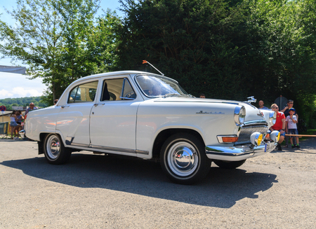 BAD KOENIG - JULY 09:  Classic car festival, Bad Koenig, Germany  July 09, 2017のeditorial素材