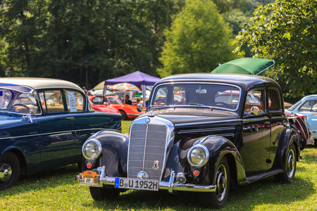 BAD KOENIG - JULY 09:  Classic car festival, Bad Koenig, Germany  July 09, 2017のeditorial素材