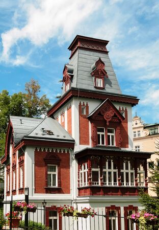 The orthodox church St. Peter and Paul in Carlsbad - Czech Republicの写真素材