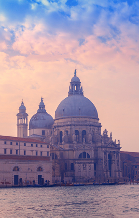 View on the lagoon and the island of San Giorgio Maggiore, from St. Mark's Square, Venice, Italyの写真素材