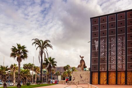LAS PALMAS, SPAIN - SEPTEMBER 05: Auditorio Alfredo Kraus on September 05, 2019 in Las Palmas, Spain. An unique buildings in the capital of Gran Canaria.のeditorial素材
