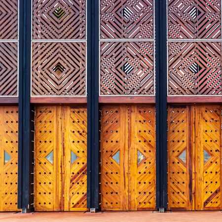 LAS PALMAS, SPAIN - SEPTEMBER 05: Auditorio Alfredo Kraus on September 05, 2019 in Las Palmas, Spain. An unique buildings in the capital of Gran Canaria.のeditorial素材
