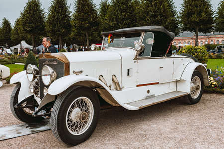 GERMANY, SCHWETZINGEN - SEPTEMBER 06, 2020: Classic car festival. Concours d'Elegance Automobile -...