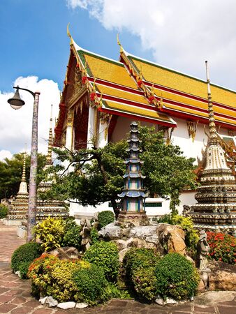 Thai Temple, Bangkok, Thailand.の写真素材