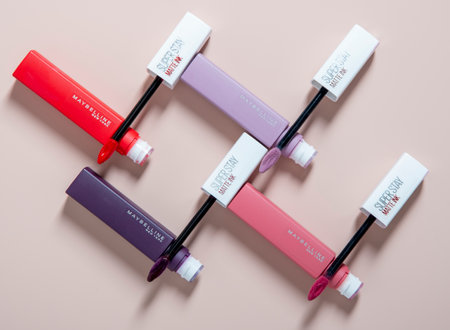 superstay matte liquid multicolor lipsticks maybelline, As, Belgium,June 20,2022