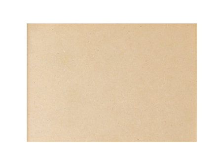rectangular fragment showing texture and color of recycled cardboard, concept of natural durable packaging material, textured background,の写真素材