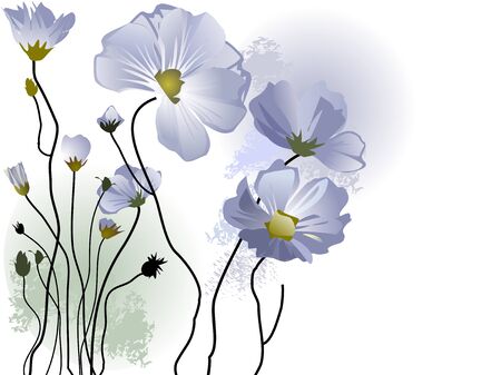 Blue springのイラスト素材