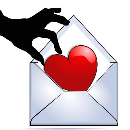 Love messageのイラスト素材