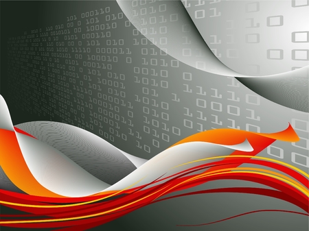 Abstract digital designのイラスト素材