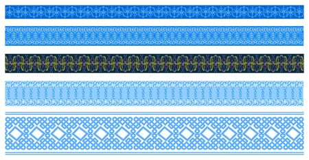 Intricate  borders for certificate or diplomaのイラスト素材
