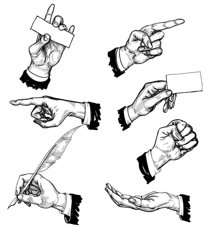 Vector hands のイラスト素材