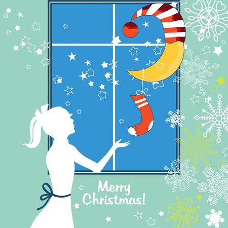 Children Christmasのイラスト素材