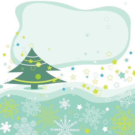 Christmas tree vector background のイラスト素材