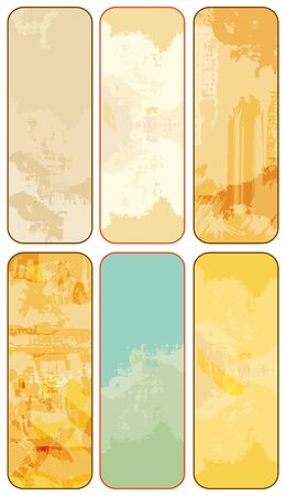 Old paper banners のイラスト素材