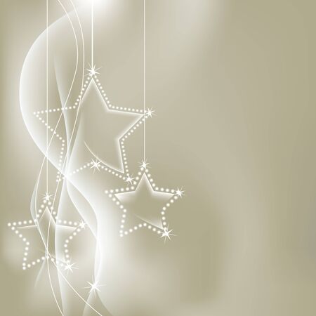 Christmas background stars decoration のイラスト素材