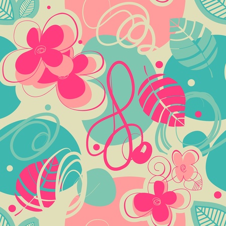 Retro patternのイラスト素材