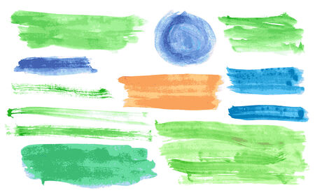 Watercolor banners set のイラスト素材