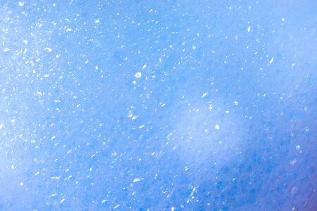 Bubbles foam white washing shower