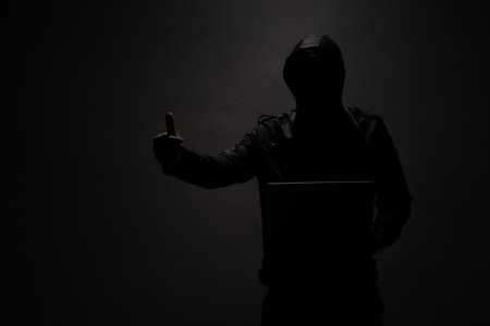 Network security and privacy crime.の写真素材
