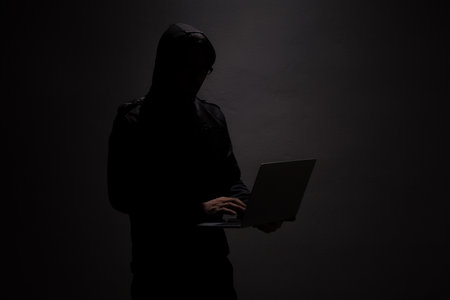 Network security and privacy crime.の写真素材