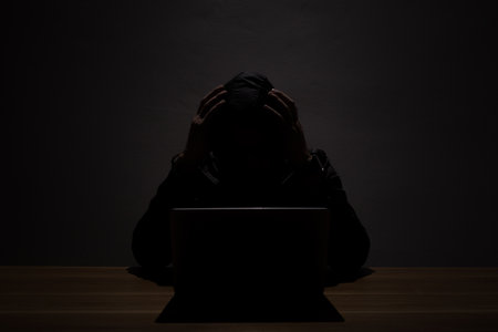 Network security and privacy crime.の写真素材