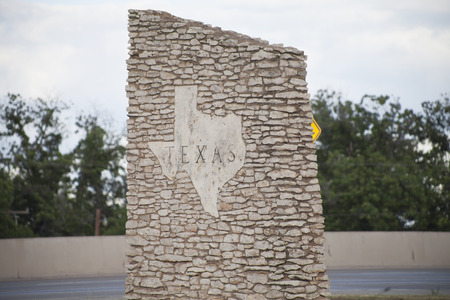 Texas state sign along a Texas state highway