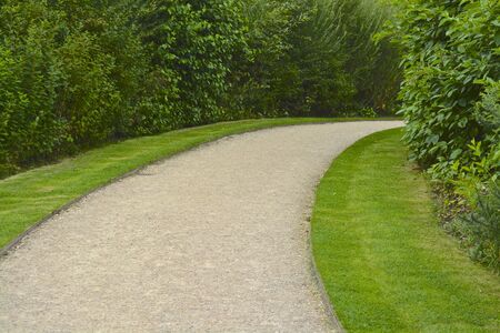 Garden pathの写真素材