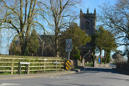 Warmingham village churchの写真素材