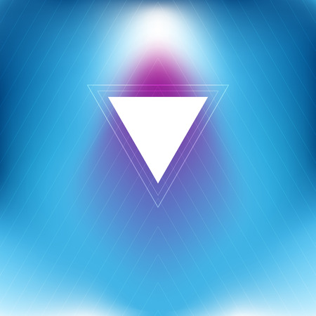 Abstract triangle shapes on colorful gradient with stripes background, template and cover designのイラスト素材