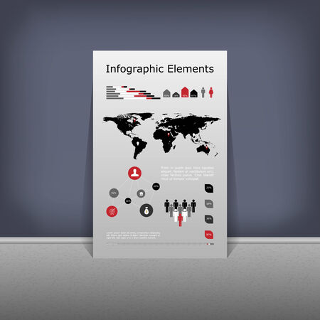 High quality business infographic elementsのイラスト素材