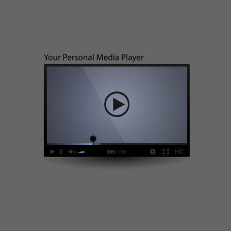 Video player for webのイラスト素材