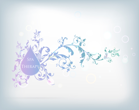 Spa backgroundのイラスト素材