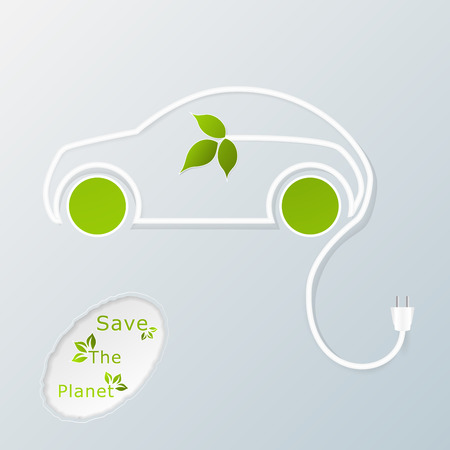 Electric car のイラスト素材