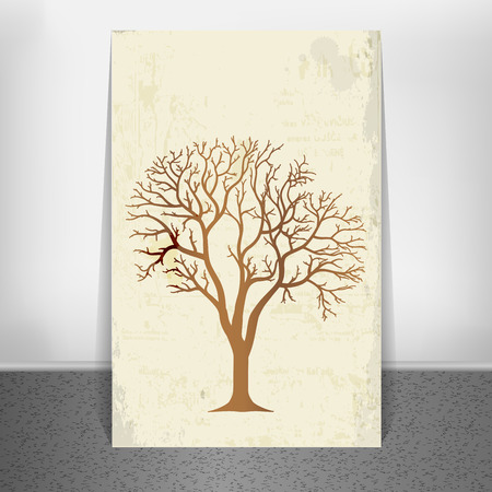 Old paper. Vector illustration.のイラスト素材