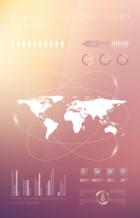High quality business infographic elementsのイラスト素材