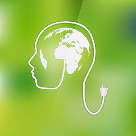 evolution of the concept of greening of the worldのイラスト素材